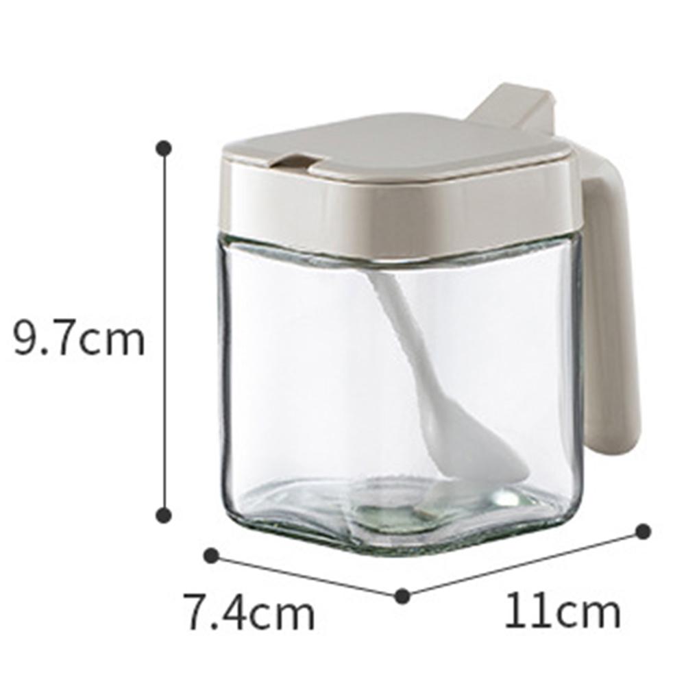 Druckdeckel Gewürzglas Set Feuchtigkeitsgeschützter Gewürzbehälter zum Kochen