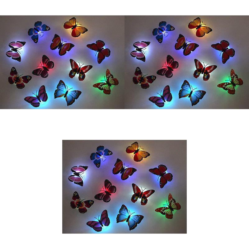 Premium Quality Led Night Light Pat Touch Emergency Butterfly Lamp For Wall Decoration