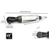 20N 265RPM Portable Straight Handle Torque Spanner New Air Pneumatic Ratchet Wrench Multi-functional Mechanical Machine Vehicle Tool