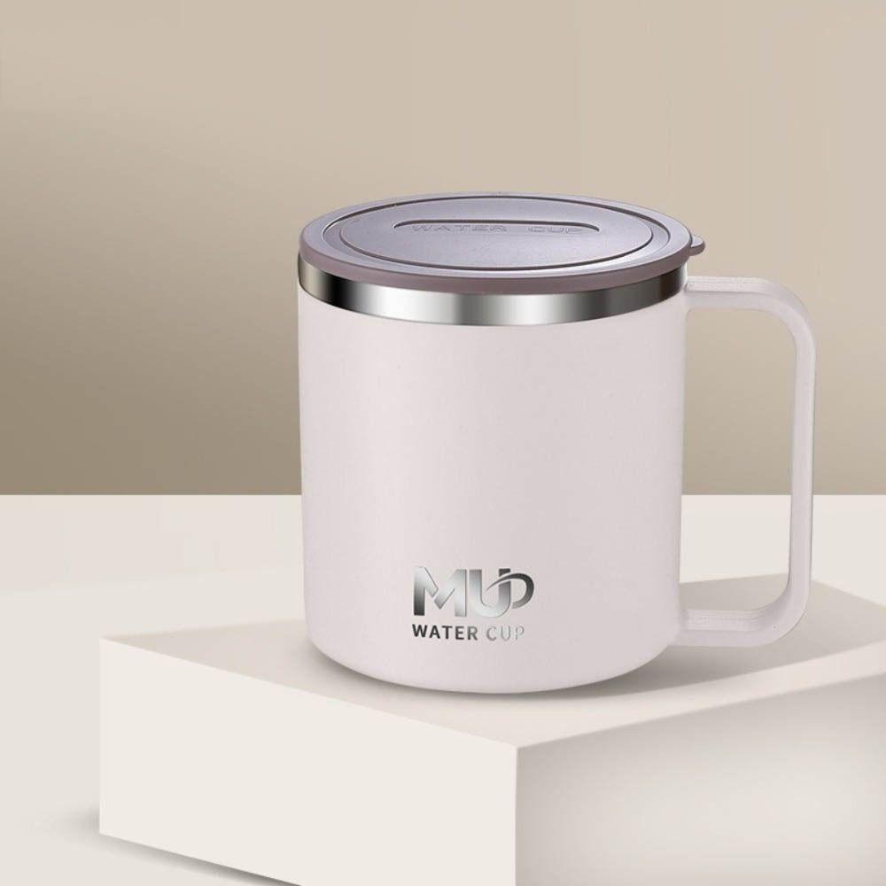 Anti Scalding Handle Insulated Drinking Cup Reusable Milk Tea Cup Thermal Mug  Students Water Cup