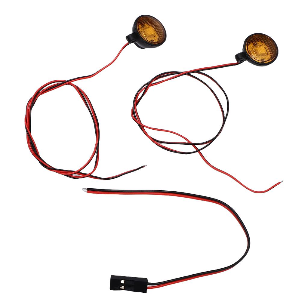 Remote Control Cars Spotlights with   Metal Mounts Round LED RC Car Lights