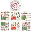 Colorful Acrylic Christmas Gift Blind Box Diy Diamond Painting Keychain Set 15 Pieces