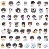 100 New Lishen QQ People Graffiti Stickers Decorate Refrigerator Water Bottle Skateboard Waterproof DIY Stickers