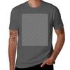 Black And White Small Diagonal Stripes Tshirt T Shirts Cotton 100 Tshirt