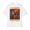 I Clogged Your Toilet Retro Werewolf Funny T Shirts Unisex Women Oversized Street Fashion T Shirt Casual Loose High Quality Tshirt
