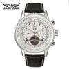 Jaragar Men'S Fashion Casual Large Dial Mechanical Multifunctional Tourbillon Automatic Mechanical Watch