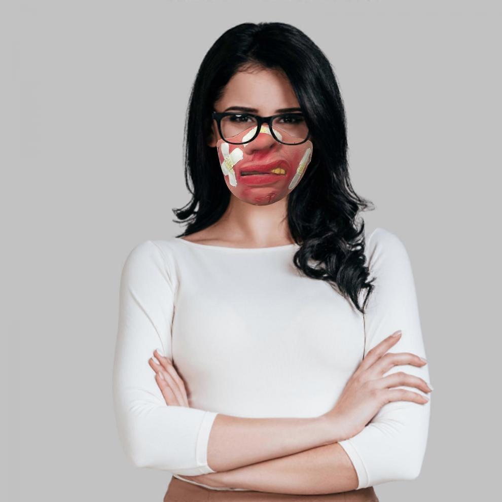 (11) Lustige Latex-Halbgesichtsmasken