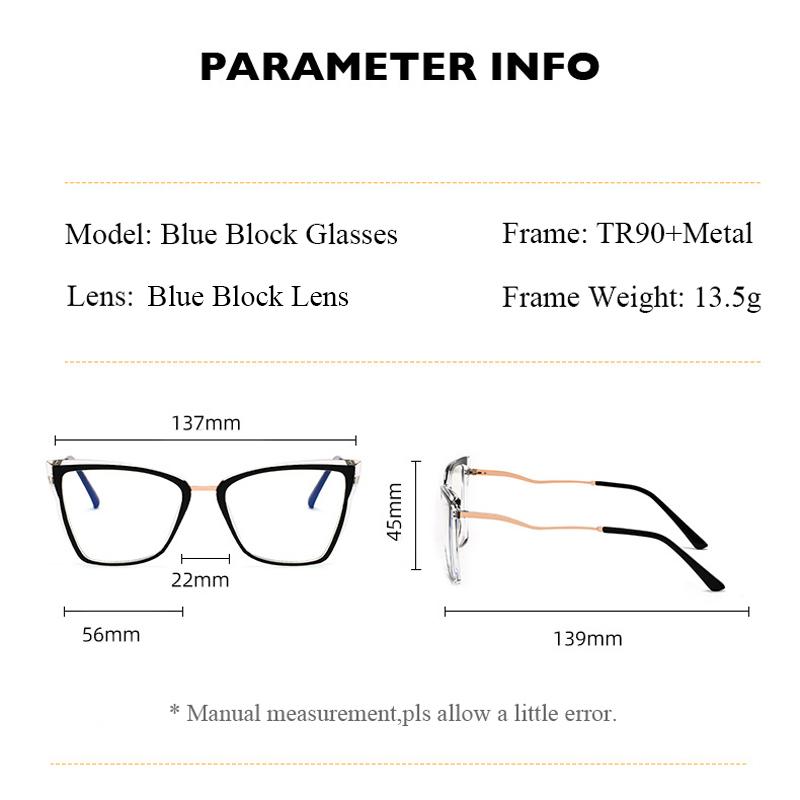 Очки для близорукости с защитой от синих лучей для близоруких женщин ...
