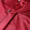 ZANZEA Women Casual Turn Down Collar 3/4 Sleeve Elegant Dress