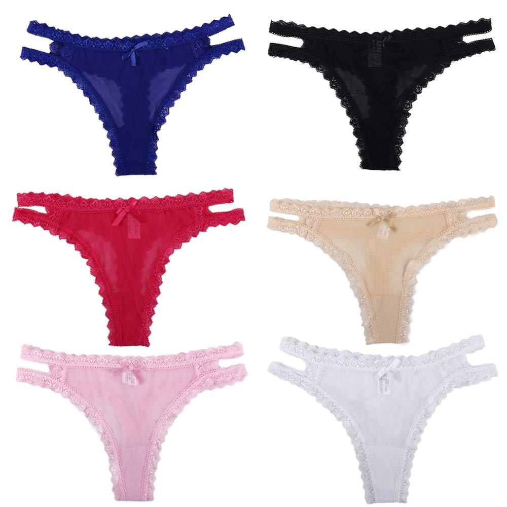 Lingerie Sexy Woman Hollow Out G-String Lace Panties Underwear Lady Briefs Thongs