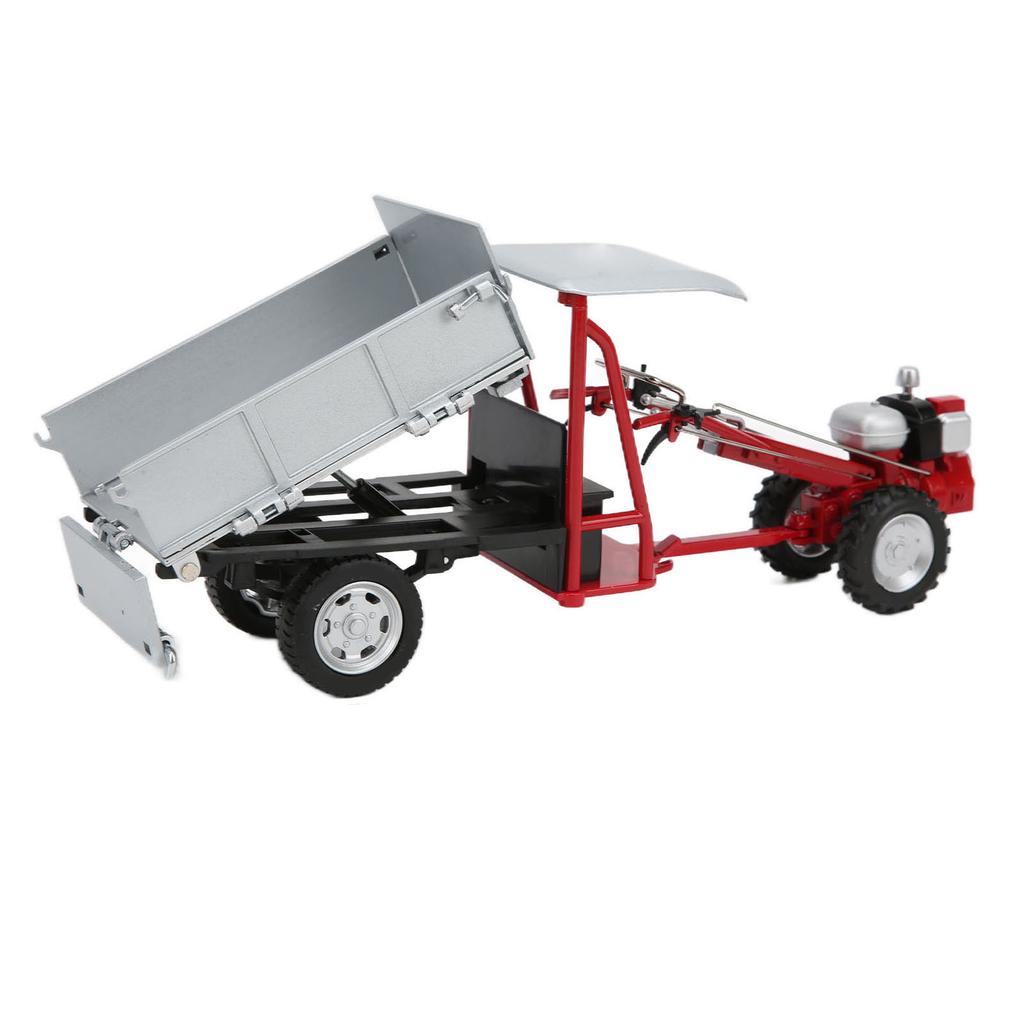 1Celsius16 Simulation Agriculture Walking Tractor Alloy Static Agricultural Tractor Model Toy for Children