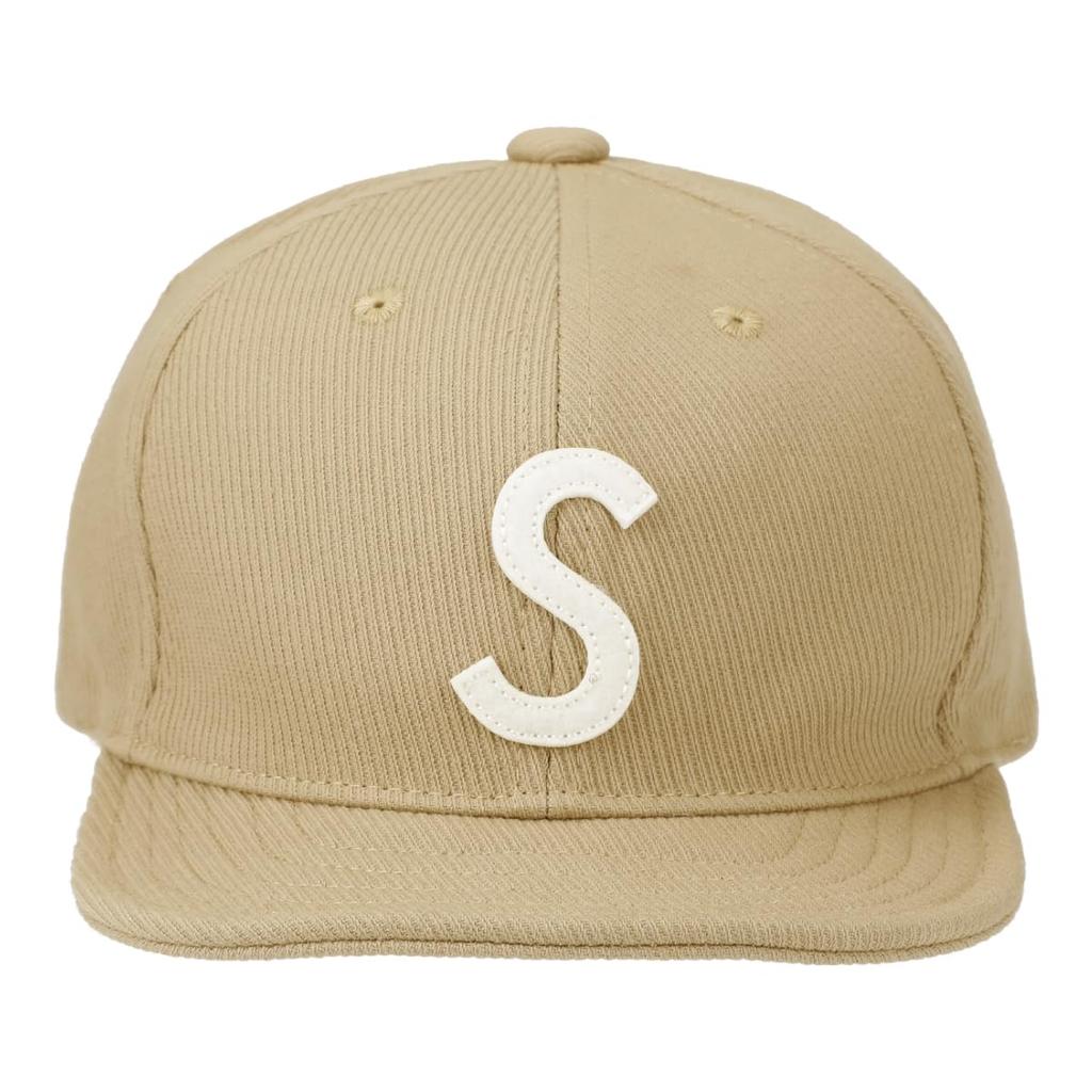 Basic Enchi Cap S Logo Short Brim Umpire Antibacterial Deodorant Free Size Beige