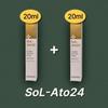 SOL-ATO24 Calming Moisture Cream 20ml + 20ml One Plus One Set, Bottle Grass Moisture Cream Cosmetics (32455910)