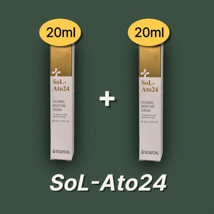 

SOL-ATO24 Calming Moisture Cream 20ml + 20ml One Plus One Set, Bottle Grass Moisture Cream Cosmetics (32455910)