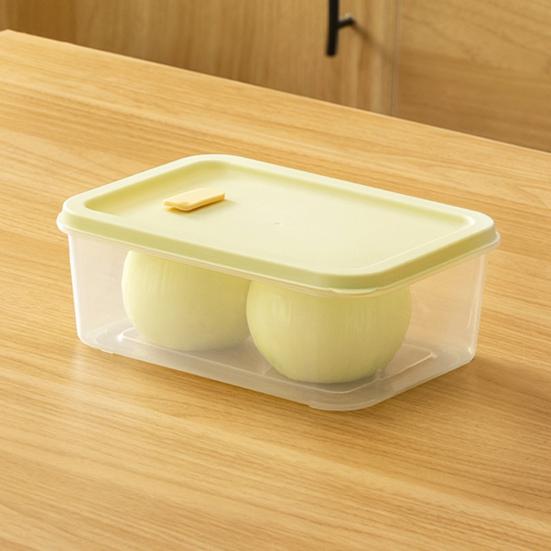 Portable Fruit Lunch Box Food Grade PP Snack Container with Sealed Lid Leak Proof Bento Storage for Kids School Office Travel Picnic