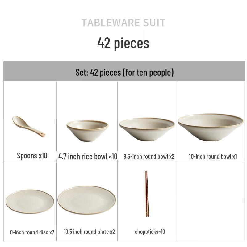Tao Zhi Modern Ceramic Dinnerware Set