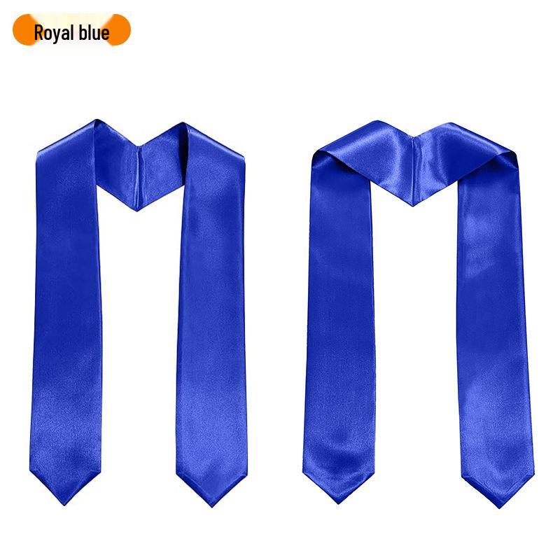 European & American Graduation Stole with Custom Embroidery or Heat-Printed Logo