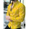 Herren Karo Langarmhemd, Slim Fit Freizeithemd, Business Alltagsbekleidung Herren Oberteil, Mehrere Farben erhältlich