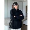 Men's Retro Half-Zip Loose Knitted Hoodie (Autumn/Winter Collection)