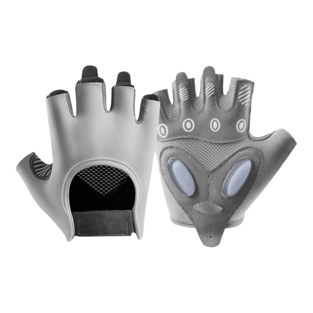 

Gym Training Sport Gloves Bodybuilding Workout Ridding Gloves Fishing Gloves Men Women M сірий