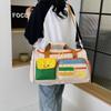 Fashion Leisure Travel Bag Portable Large-capacity Portable Sports Fitness Bag Short Business Trip Messenger Storage Luggage Bag