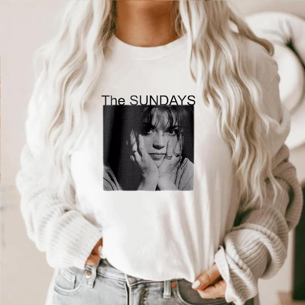 The Sundays T-shirt Unisex Shoegaze Indie Rock Inspirerad 90-tals Grafisk T-shirt Musikbandströja Musik Merch Y2K Topp Gåvor Till Fan
