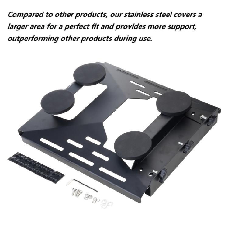 Universal Car Roof Mount Bracket Magnetic Base All Metal Construction Tilted Drainage Quick Installation For Motorhome Boat