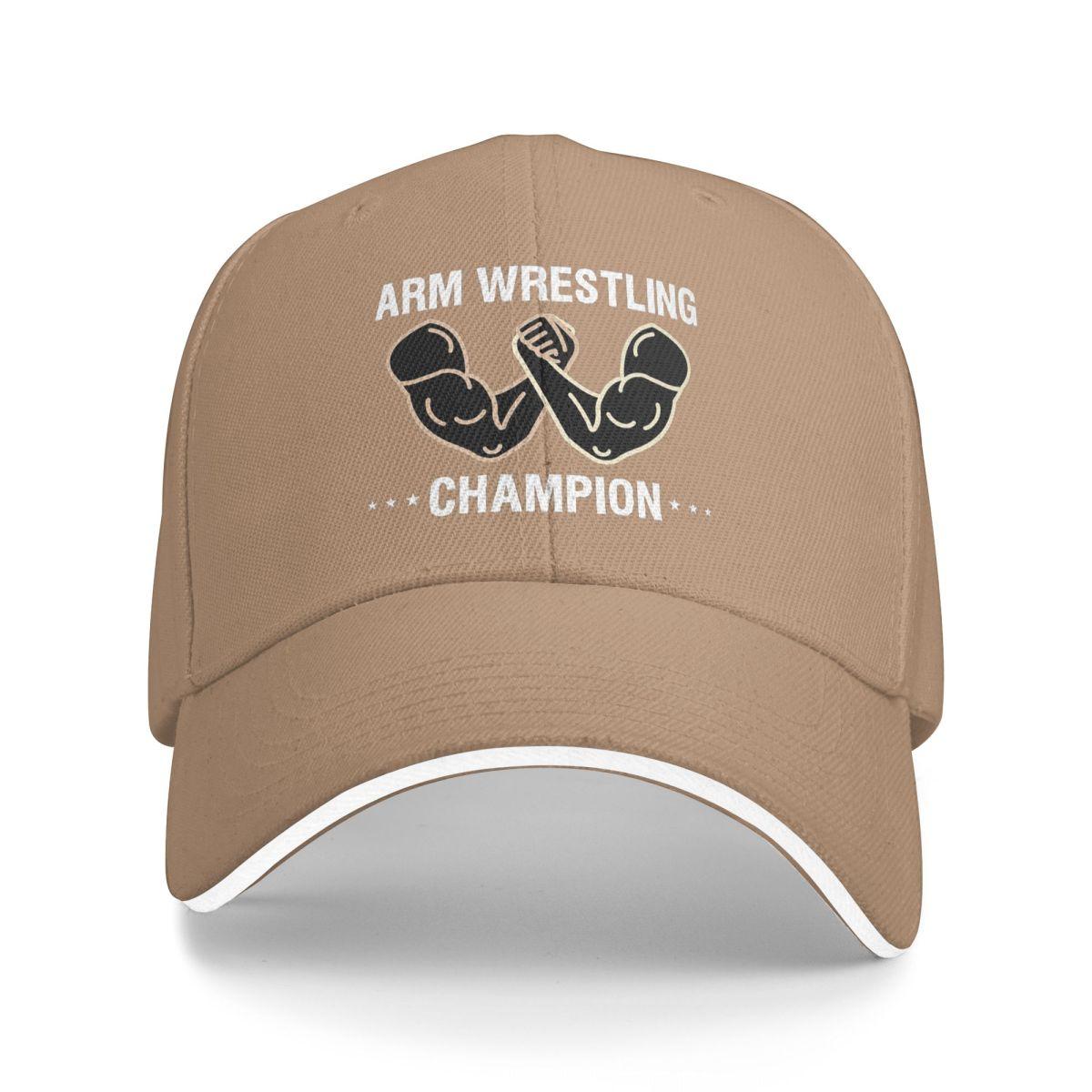 

Arm Wrestling Competitive Baseball Caps Snapback Baseball Hats Breathable Casual Casquette Outdoor Unisex One Size