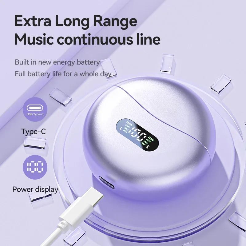 2026 For Gaming Sports Ear Clip Wireless Bluetooth Earphones With High Quality Long Battery Life Low Latency And Noise Reduction