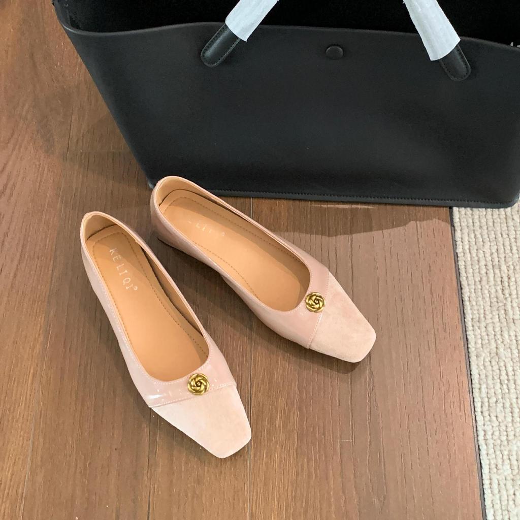 French High-end Niche Leopard Print Single Shoes Women's Shoes 2025 Autumn and Winter Thick Heel Temperament Square Head Commuting Evening Grandma S