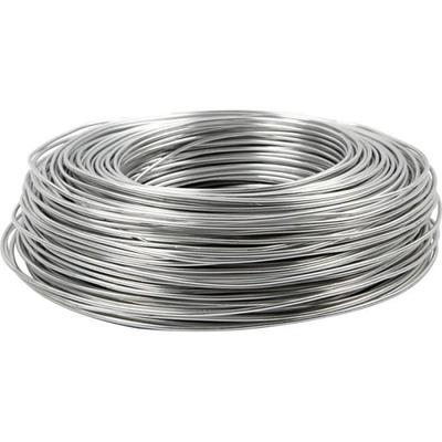 Aluminum Wire - Silver - 2 Mm X 100 M - Flexible - Easy To Handle