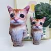 Cuddly Animals Plushie Throw Pillow El Gato Animals Plush Soft Stuffed Felines for Snuggles Play Used for Home Decors