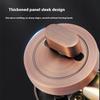 Copper Door Lock Cylinder Chrome Metal Deadbolt Single Cylinder Bolt for Home Door Gate