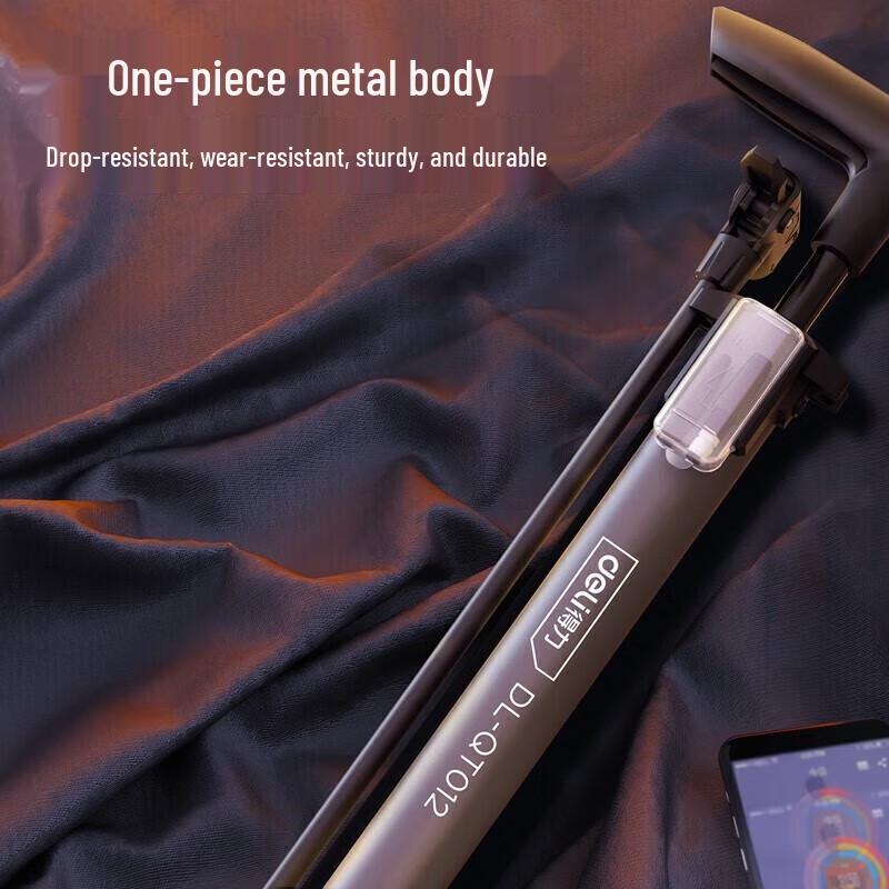 Deli Portable Multi-functional Metal Air Pump with Gauge