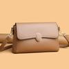 Trendy Faux Leather Crossbody Bag for Women Multi-pocket Cellphe Purse Ladies Shoulder Messenger Bag Waterproof Daily Use Bag