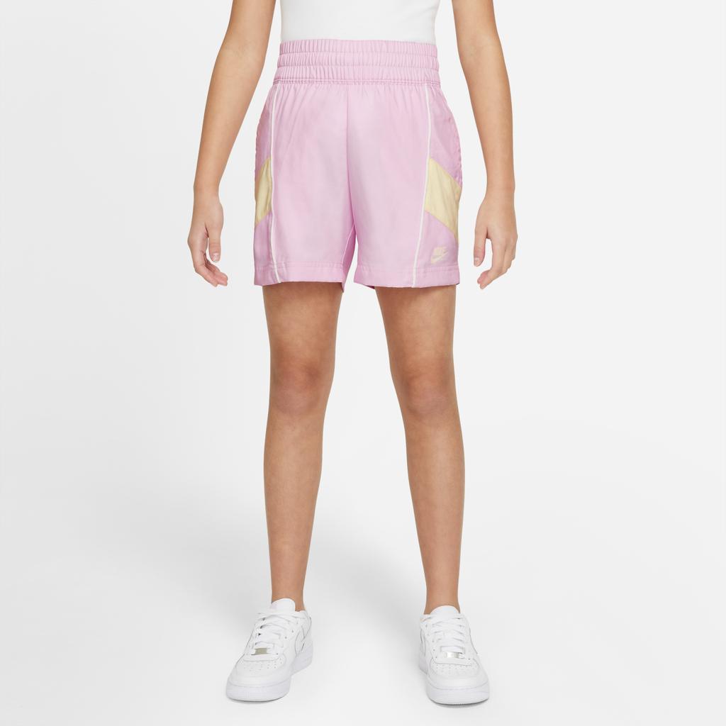 Nike Sportswear Heritage Woven Shorts Kids Bottoms Foam-Pink DA1382-663