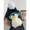 Women Cute Penguin doll shoulder bag girl plush Backpack 2024 new cartoon bag