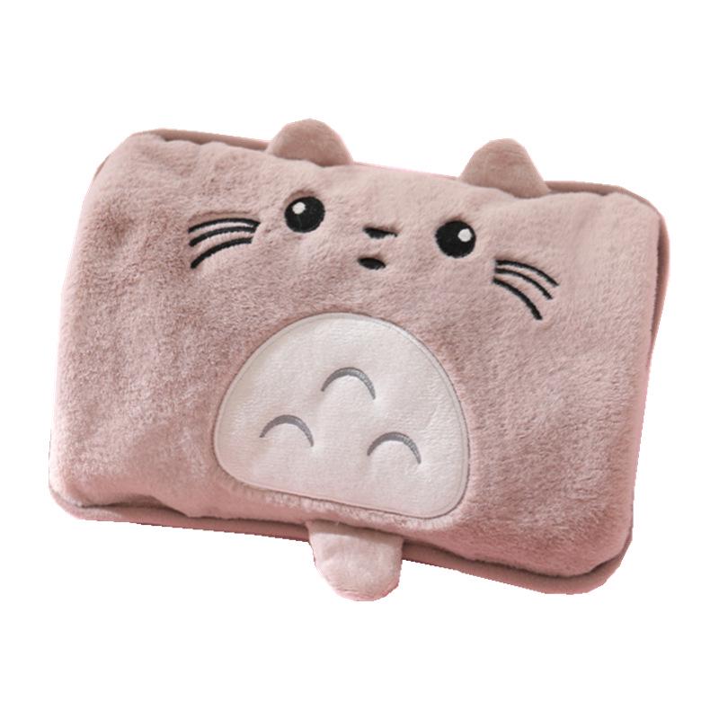 Wiederaufladbarer explosionsgeschützter elektrischer Handwärmer mit Kaninchenfell - Wärmflasche für Winterbettwäsche