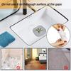 Hair Drain Catcher,Square Drain Cover for Shower Silicone Hair Stopper with Suction Cup,Easy To Install Suit for Bathroom,Bathtub,Kitchen 2 Pack