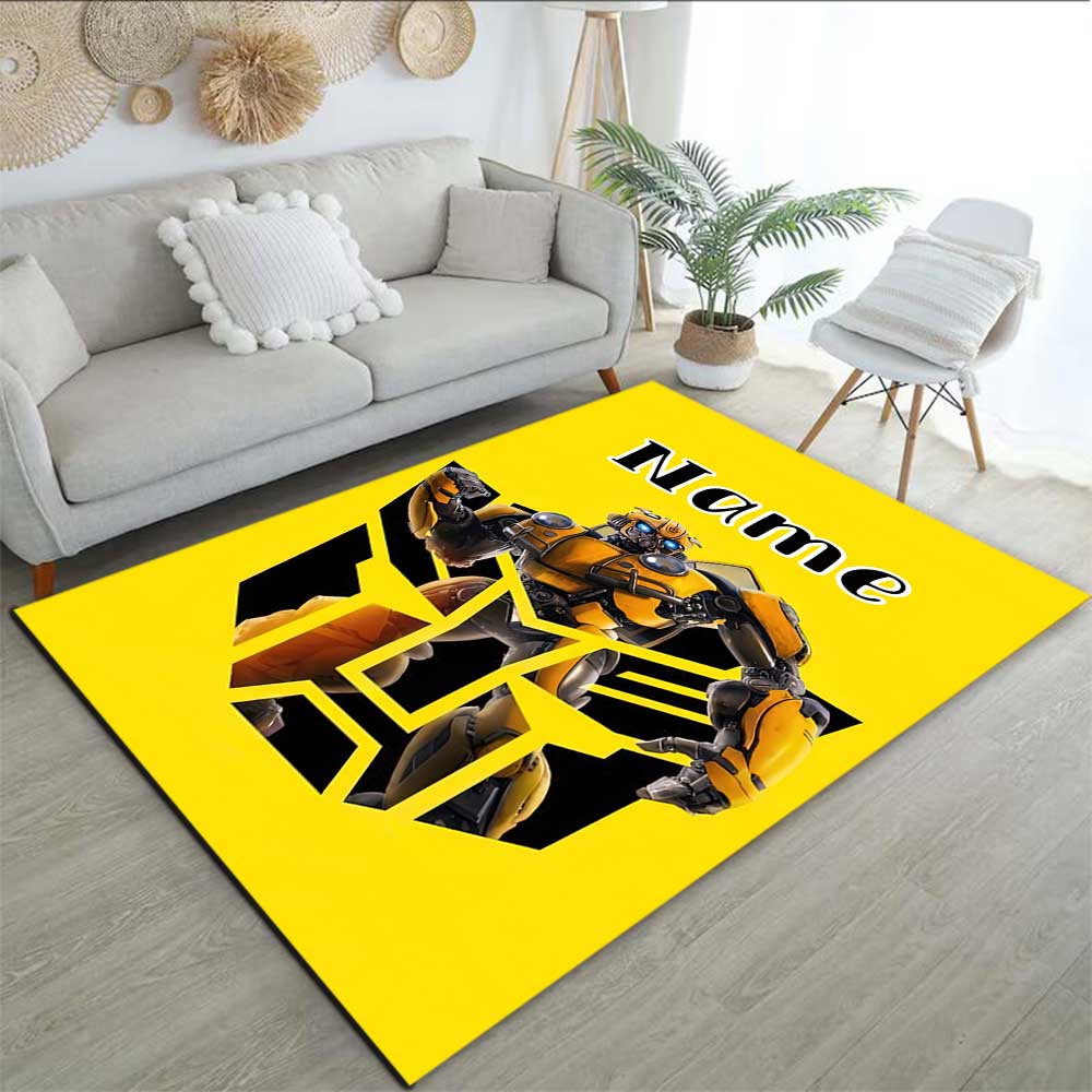 Transformers Fans Customize your name rug, office chair cushion, home bedroom living room gift.
