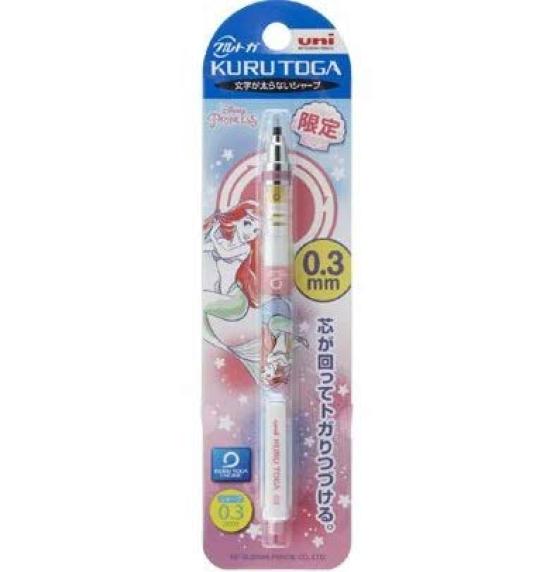 

Limited Edition Mechanical Pencil [Kurutoga] 0.3mm DISNEY [ArielAR Pink] M3-6