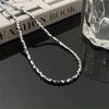 Halskette für Halskette gebrochen Silber Edelstahl für Männer und Metallallergie empfindlich wasserabweisend [Mesaro] Männer, Kette, Herren-, Damen-, Unisex,