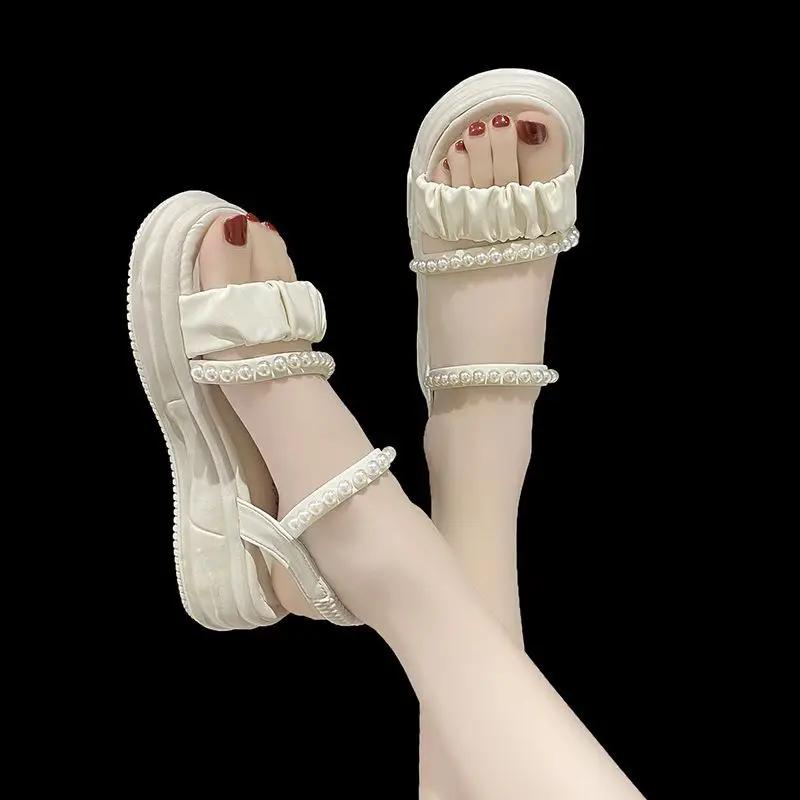 Fashion Roman Style Sabot Woman Shoes Low Price Original Comfort Sandals for Women High Quality Casual Vintage Designer Wholesale Sandal