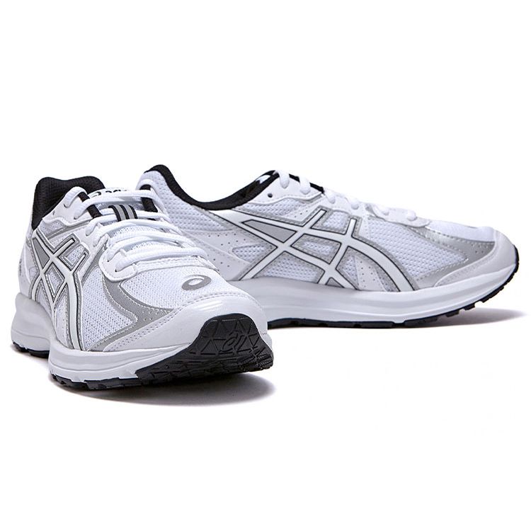 Asics Jog 100 S Casual Comfortable Fabric Durable Low-Top Running Shoes Women sneaker White 1201A556-100