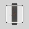 LED Wall Clock Modern Design Acrylic Electronic Living Room Lamp Wall Clock Lamp Nordic Creative Home Decoration Fixtures D4G9E9