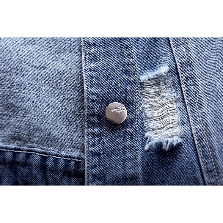 Women Denim Vest Pearls Spring Autumn Jeans Jacket Sleeveless Loose Short Coat Waistcoats Streetwear Female