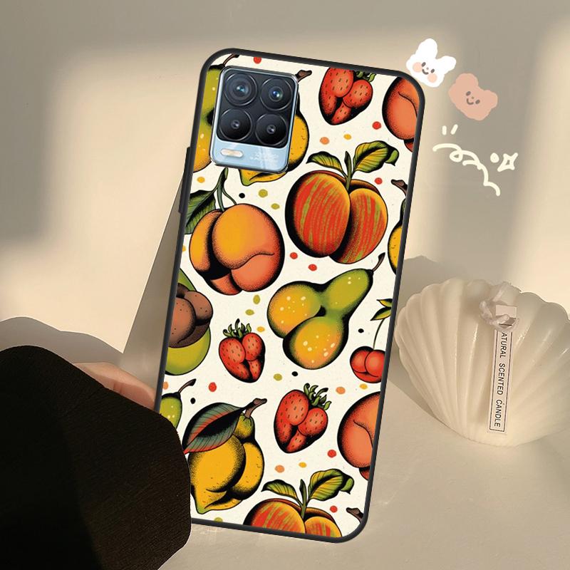Sexy houby mrkev ovoce Pro OnePlus 10 Pro 9 Pro 8T Nord2 9R Pouzdro Pro Realme GT 2 Pro 7 8 GT Neo2 9i 8i C21 Coque