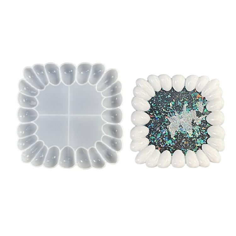 Jewelry Tray Mold Silicone Mould Multishaped Jewelry Dish Molds Bubble Coaster