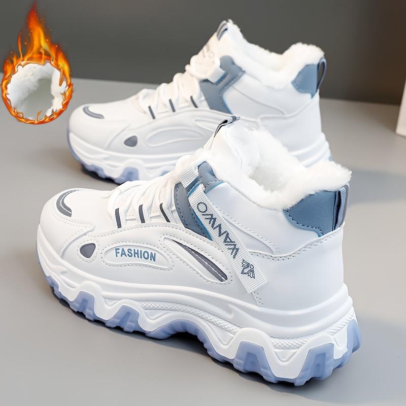 

Зимняя женская обувь, Кожаная поверхность и бархат, Нескользящая, Теплая, Износостойкая, Повседневная, Модная, Подходит ко всему, Женские спортивные хлопковые туфли 43 синий