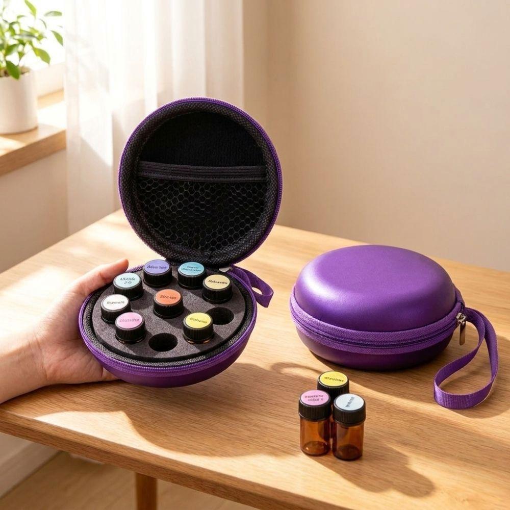 1-2ML Bottle Essential Oil Storage Box Hard Shell Insulin Vial Protector Diabetics